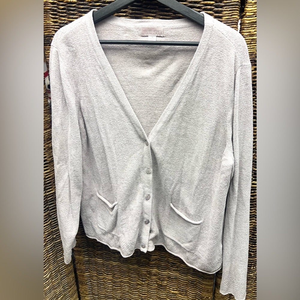Barefoot Dreams- Womens Cardigan, Size: 1X, Pre-Owned,‎ Purple